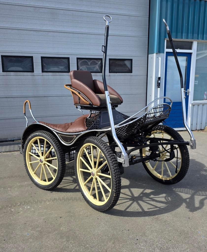 Zeer nette enkelspan Ergonomic marathonwagen/ menwagen 27/25, Dieren en Toebehoren, Rijtuigen en Koetsen
