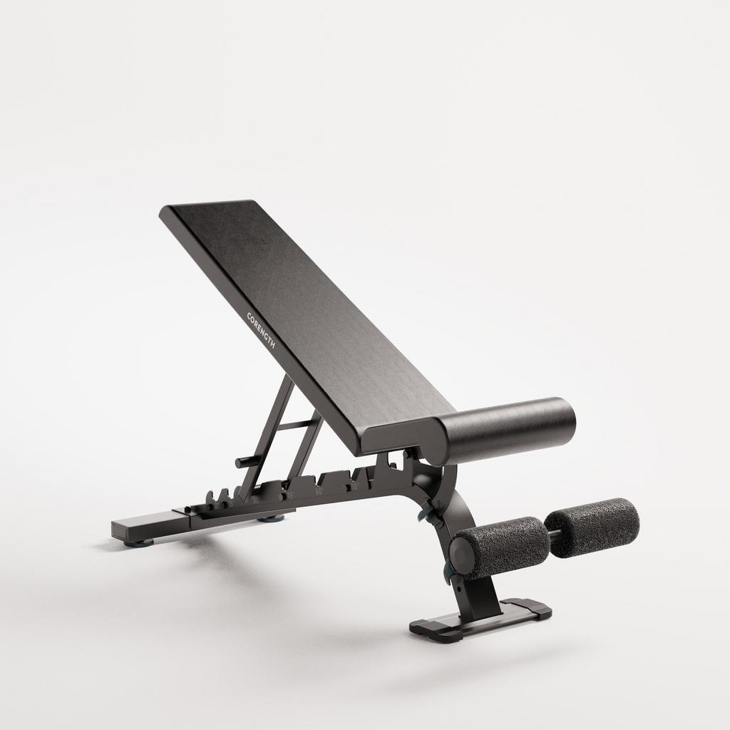 Fitnessbank met dumbells set, Ophalen, Zo goed als nieuw, Fitnessbank