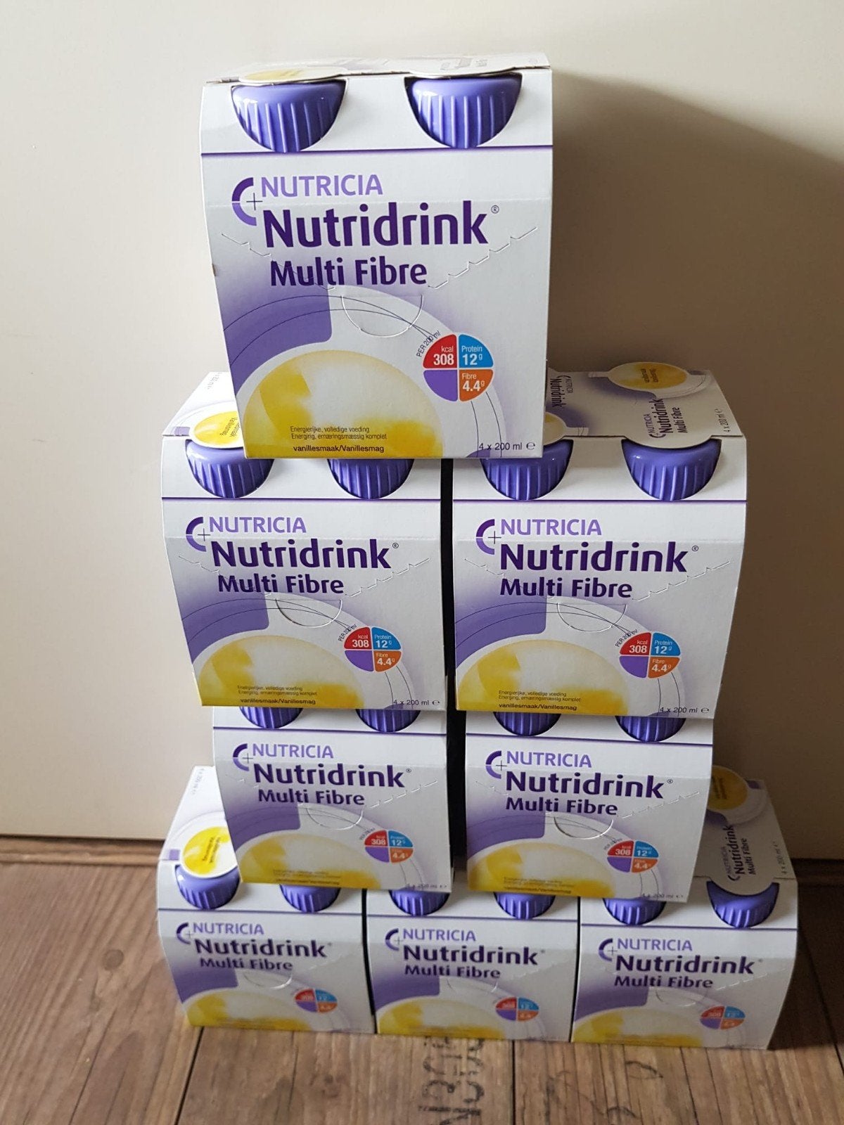Nutricia Nutridrink Multi Fibre vanille, Ophalen of Verzenden