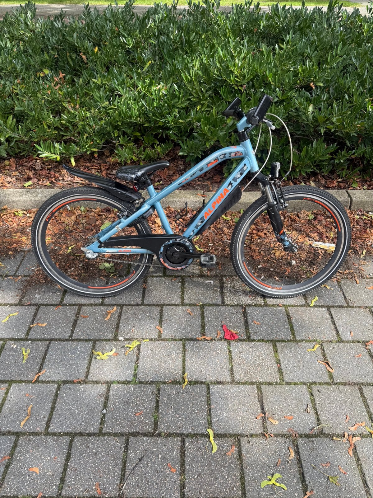 zeer nette jongensfiets alpina trial 24 inch 3v, Ophalen, Zo goed als nieuw, 24 inch, Handrem