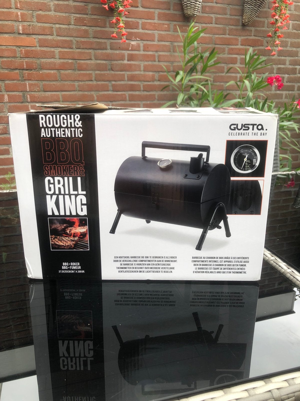 Gusta BBQ Smoker & Grill King - Nieuw in doos, Tuin en Terras, Ophalen of Verzenden, Nieuw