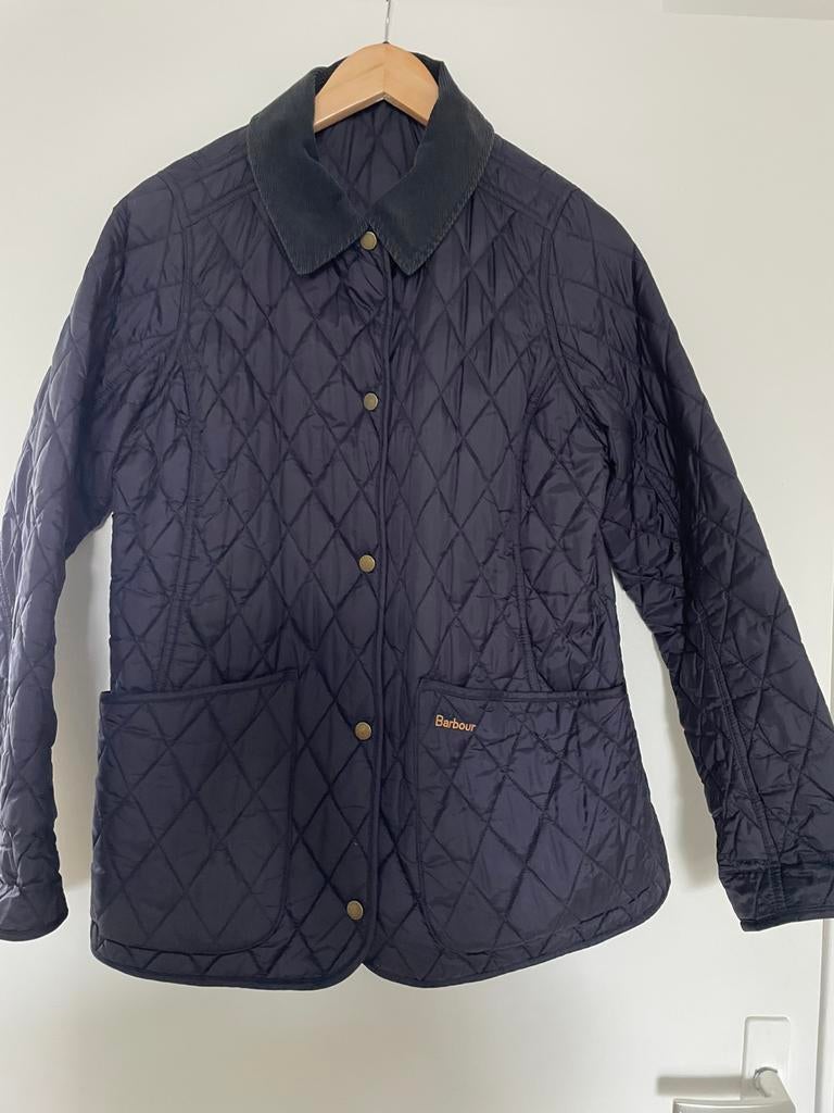 Barbour Dames Jas Donkerblauw Maat 40, Ophalen of Verzenden, Zo goed als nieuw