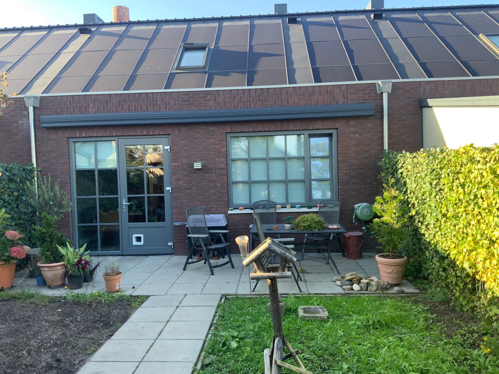 Zonnescherm, Ophalen, Zo goed als nieuw