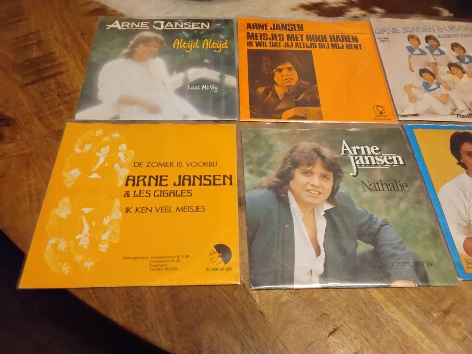 Arne Jansen verzameling vinyl singles 22 stuks, Ophalen of Verzenden, Gebruikt, Overige formaten, Levenslied of Smartlap