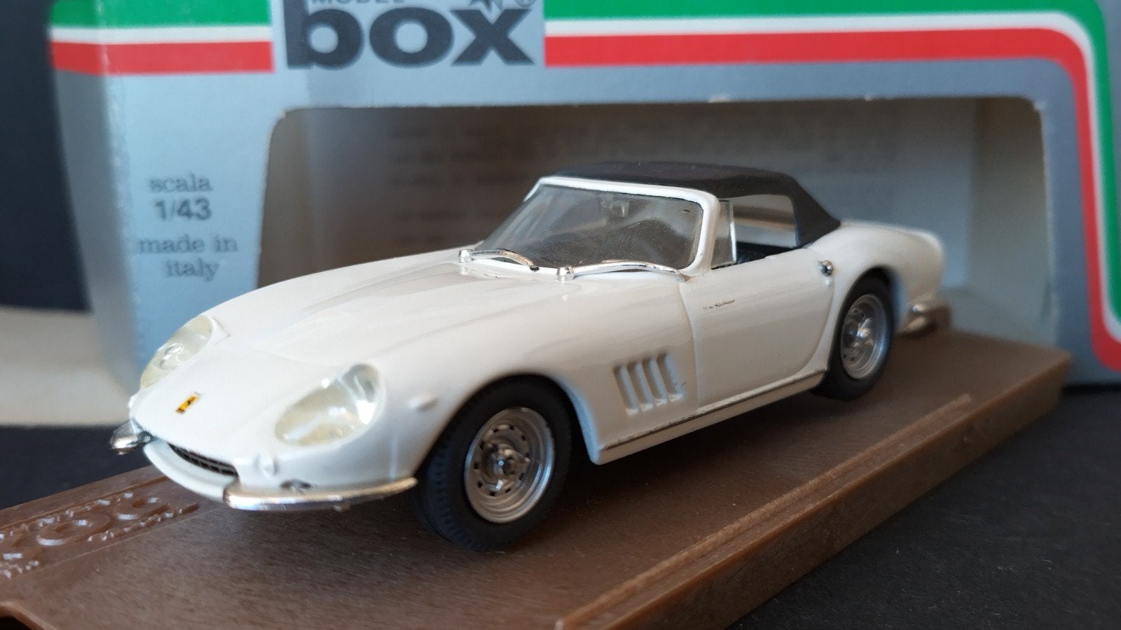 Ferrari 275 GTB cabrio 1:43 Box Models Pol, Overige merken, Auto, Verzenden, .