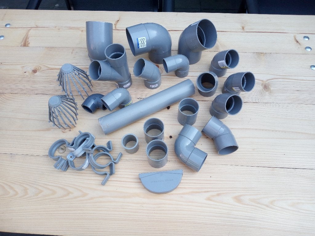 divers Martens PVC pijp/bocht/etc, Ophalen, Bochten, Pvc, 60 tot 80 mm