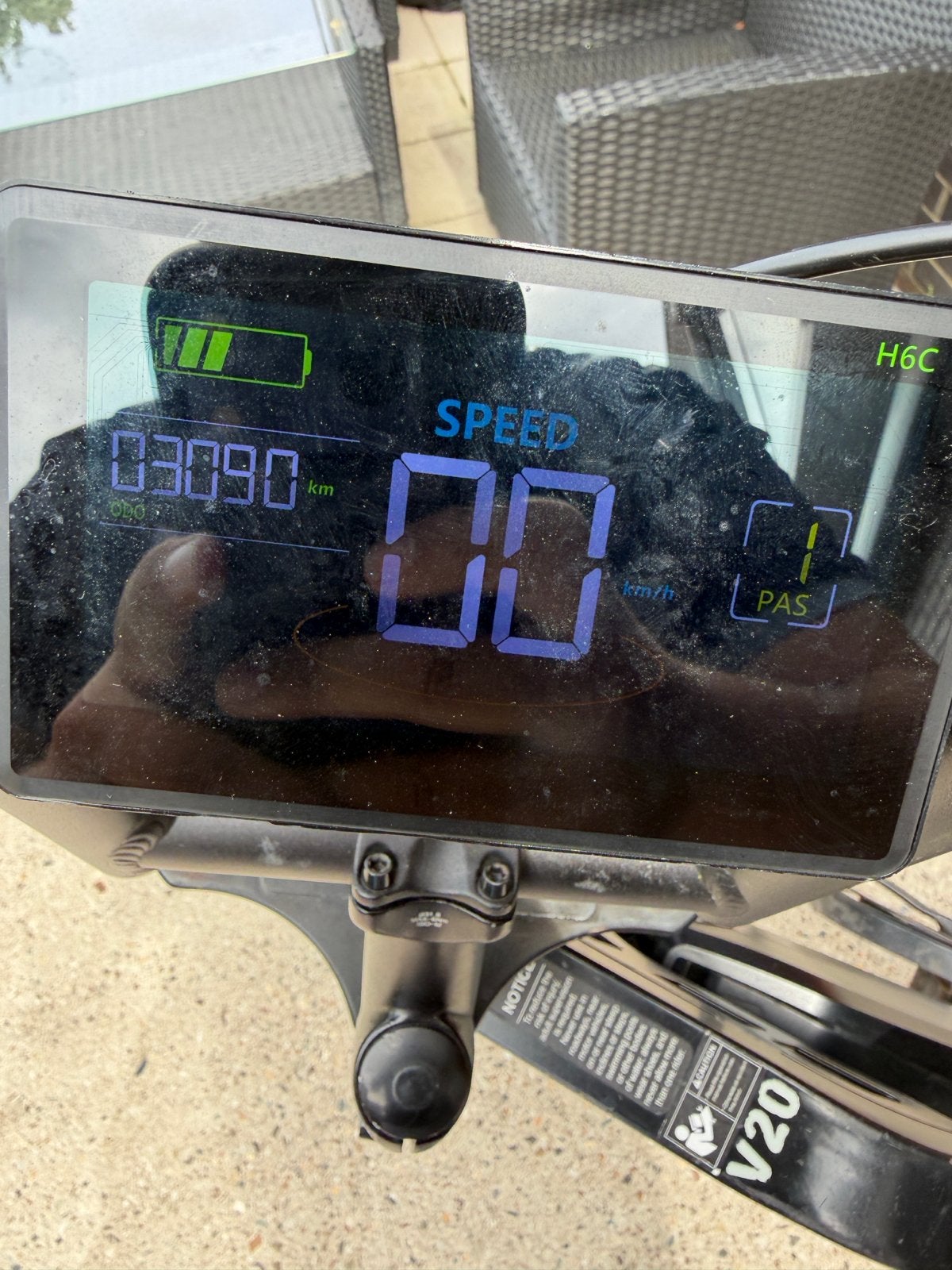 V20 Pro E-bike met een defecte lichtknopje kapote versneling, Fietsen en Brommers, Elektrische fietsen, Ophalen, Gebruikt, Overige merken