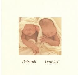 Deborah en Laurens, Ophalen of Verzenden, 2000 tot heden, Geboortekaartje