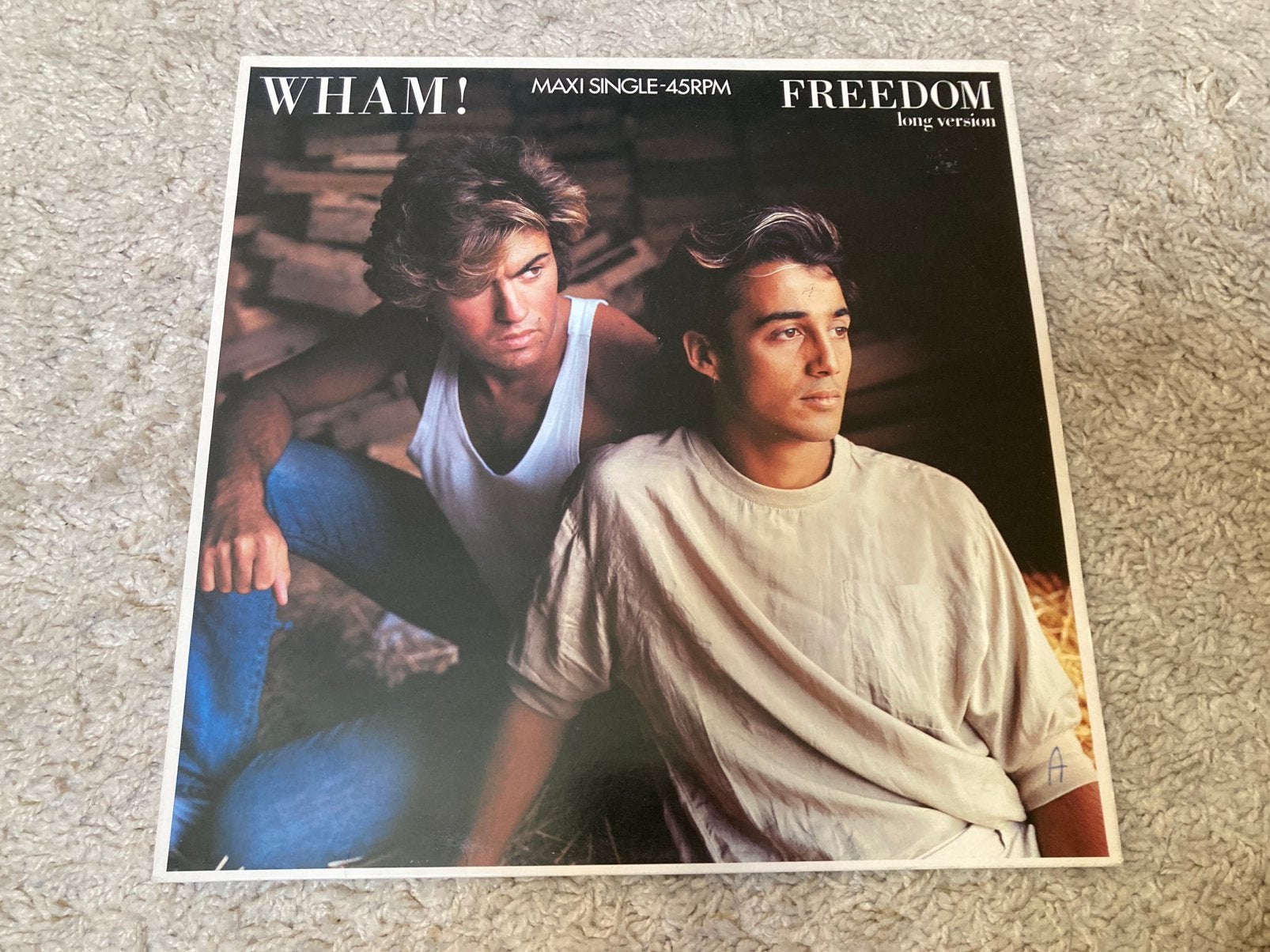 Wham! - Freedom 12” vinyl (Maxi-Single 45RPM), Ophalen of Verzenden, Zo goed als nieuw