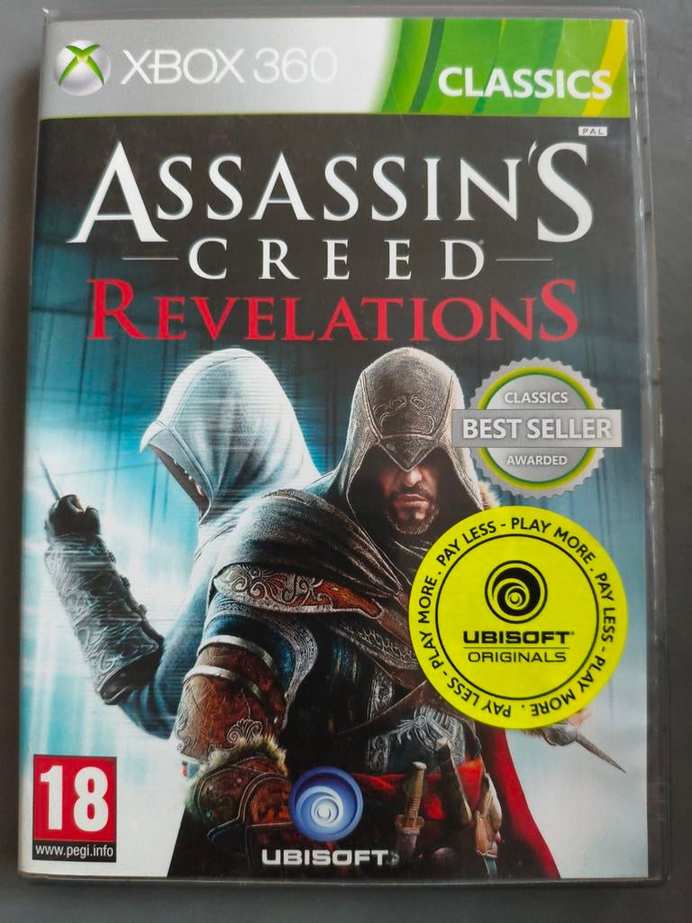 Assassin's Creed Revelations Xbox 360 Classics, Avontuur en Actie, Online, Vanaf 18 jaar, 1 speler