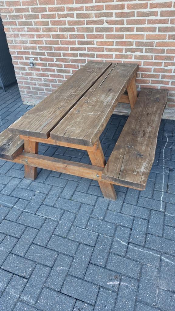 Picknicktafel voor kinderen, Ophalen, Rechthoekig, Hout