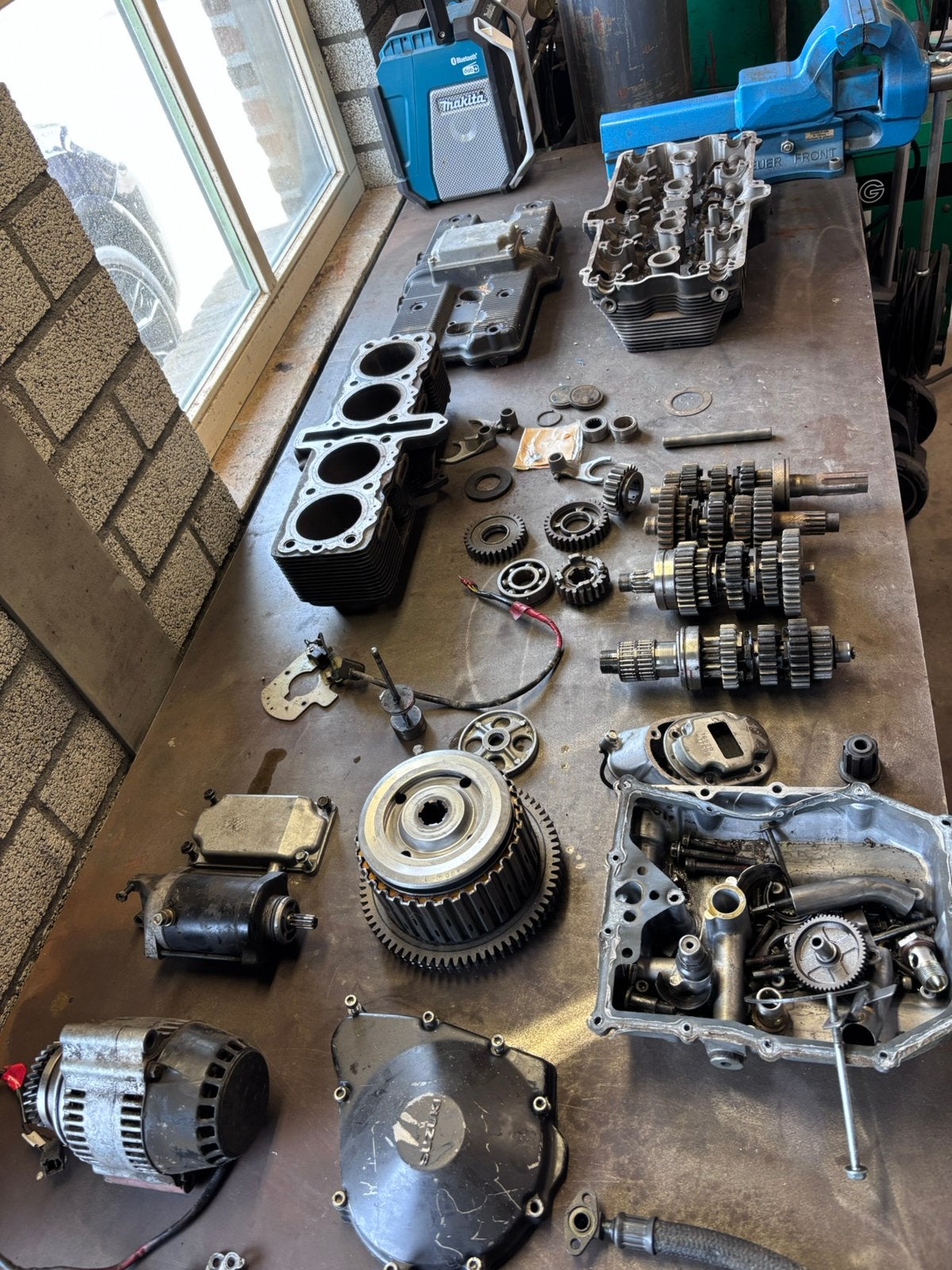 Suzuki gsxr1100 onderdelen, carburateurset, carburateurs, Ophalen, Gebruikt