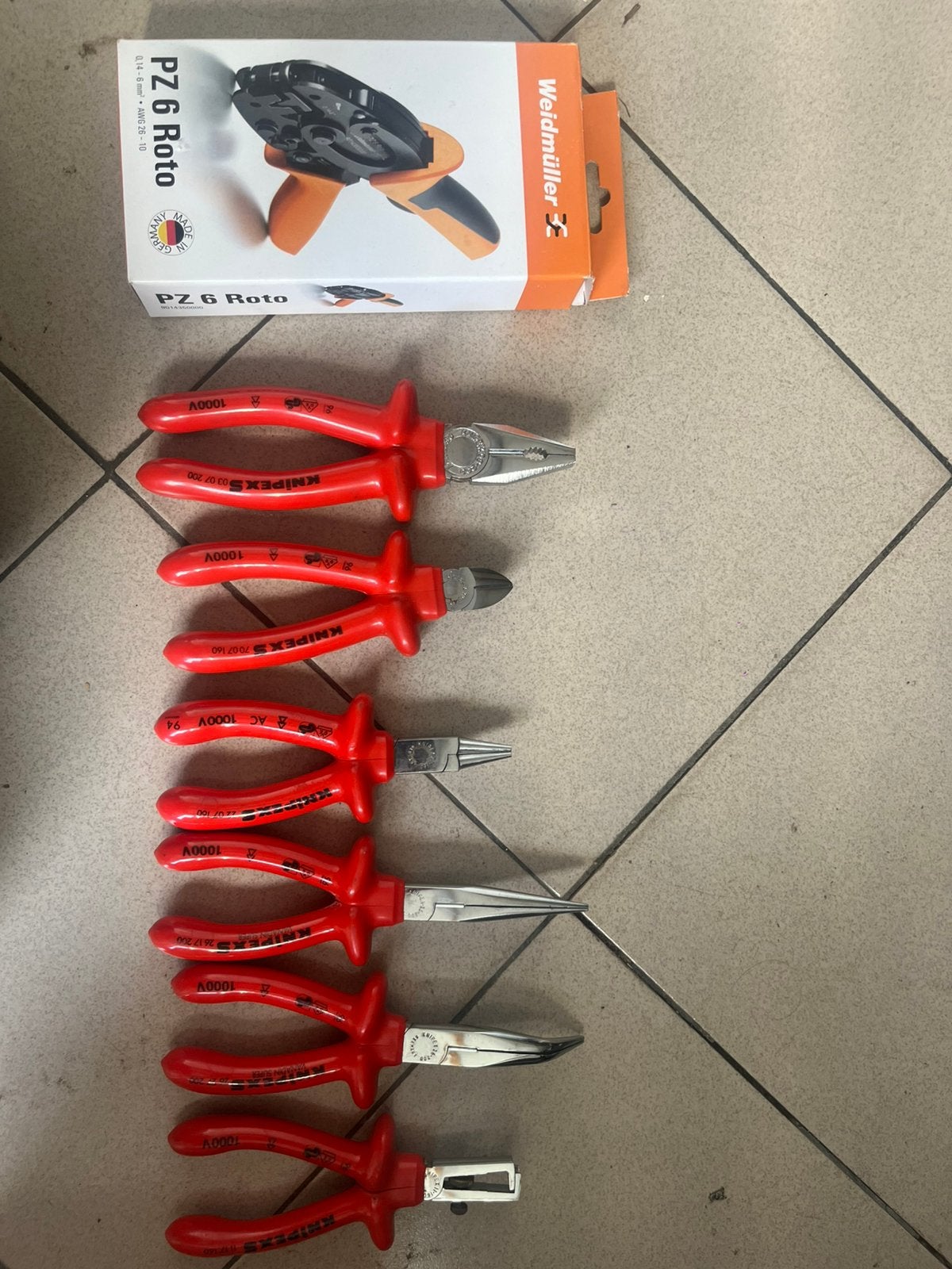 Knipex weidmuller tangenset, Ophalen of Verzenden, Nieuw