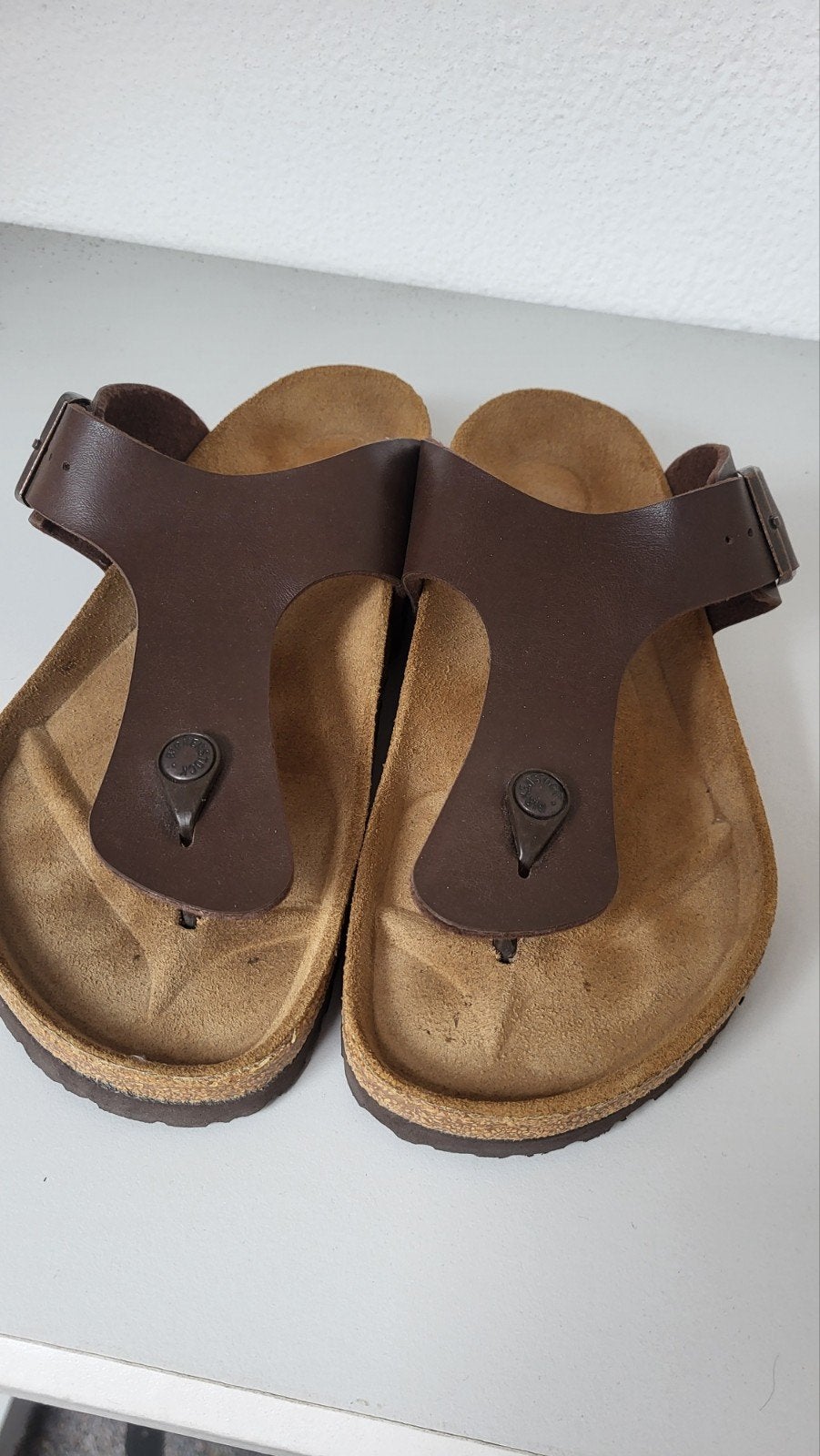 2 paar slippers maat 42 - Birkenstock Made in Germany + Ruca, Ophalen, Gedragen