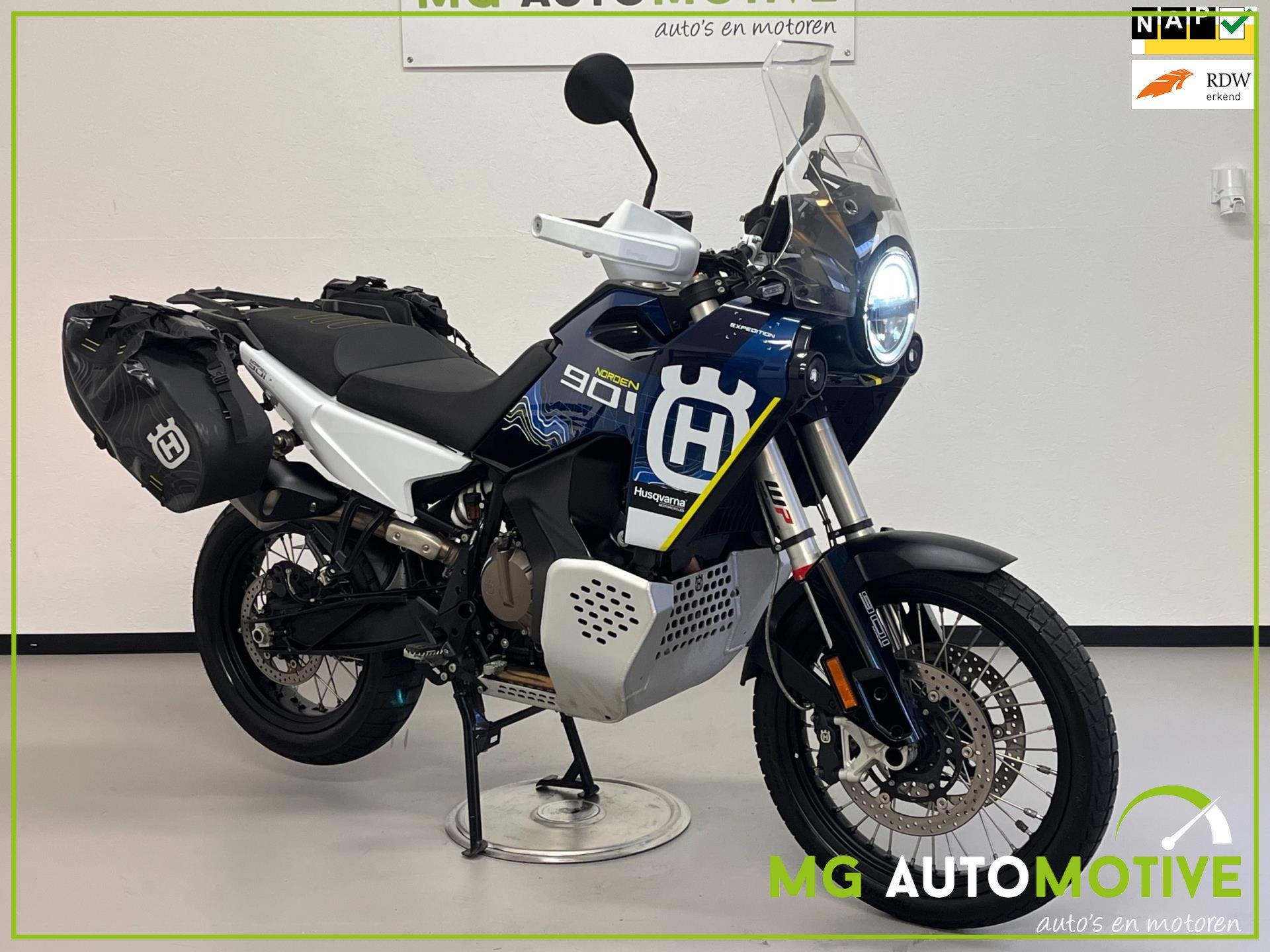 Husqvarna Norden 901 1e eig | NL motor | ABS | Tassen | WP |, Meer dan 35 kW, Toermotor, 889 cc, Bedrijf