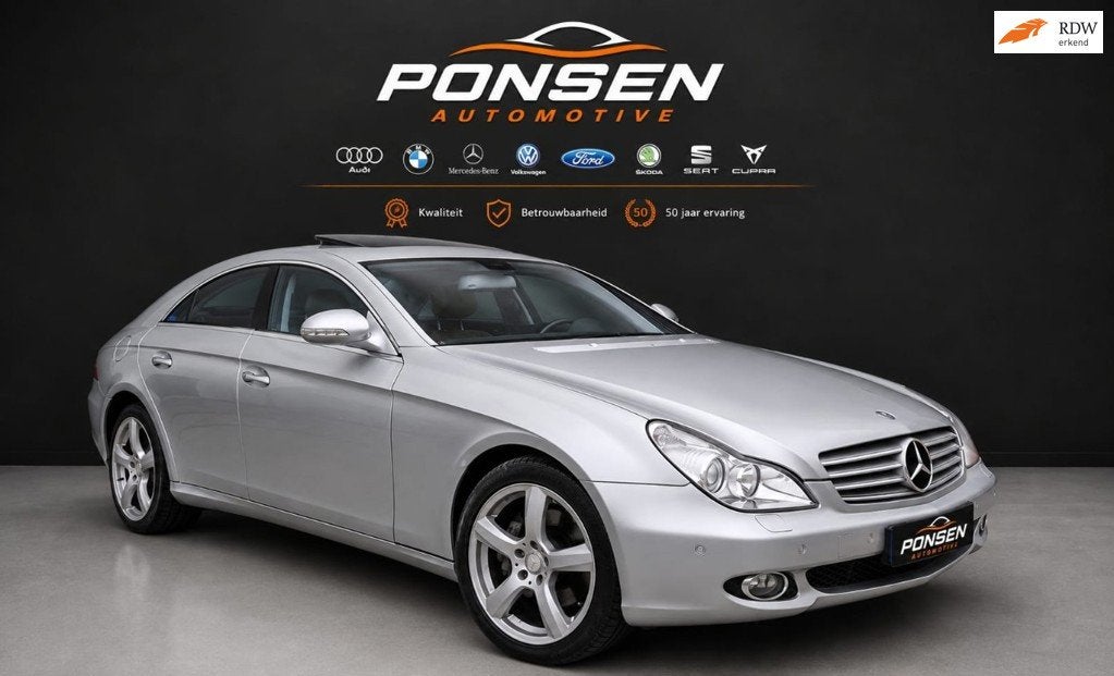 Mercedes-Benz CLS-klasse 350 automaat, Automaat, Achterwielaandrijving, Gebruikt, Leder en Stof