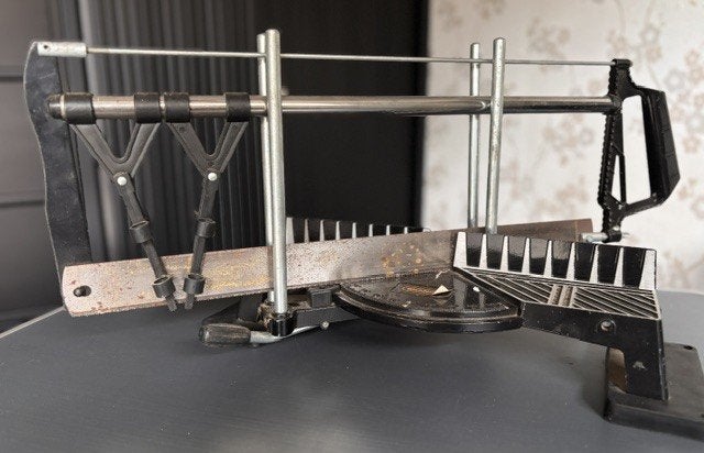 verstek zaag, Doe-het-zelf en Verbouw, Gereedschap | Handgereedschap, Ophalen, Gebruikt