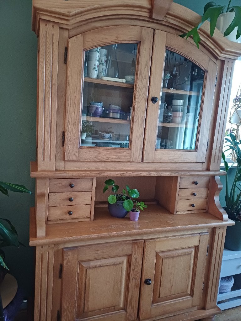 Buffetkast, Huis en Inrichting, Kasten | Buffetkasten, Ophalen, Gebruikt, 200 cm of meer, Grenenhout