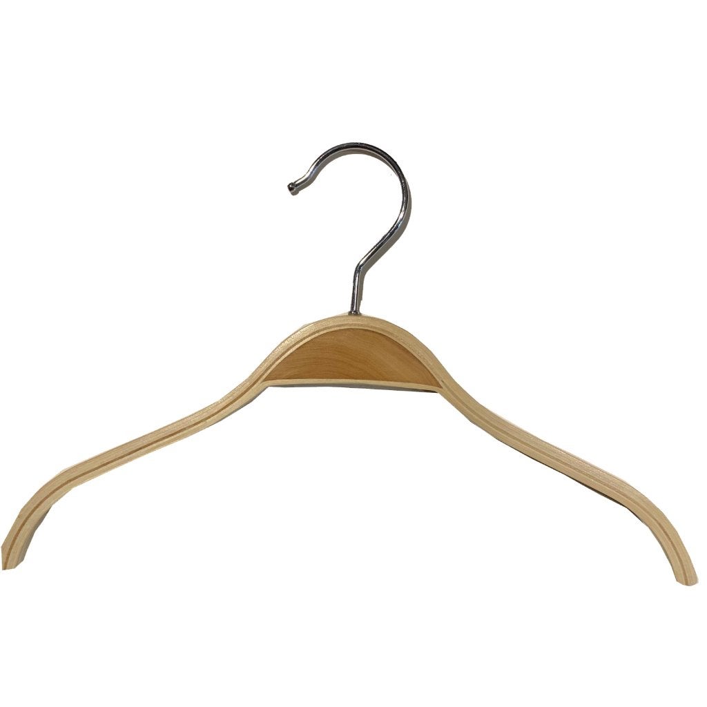 50 houten KLEDINGHANGERS maat 33 cm. kinderkledinghangers, Jongen of Meisje, Ophalen of Verzenden, Zo goed als nieuw, X