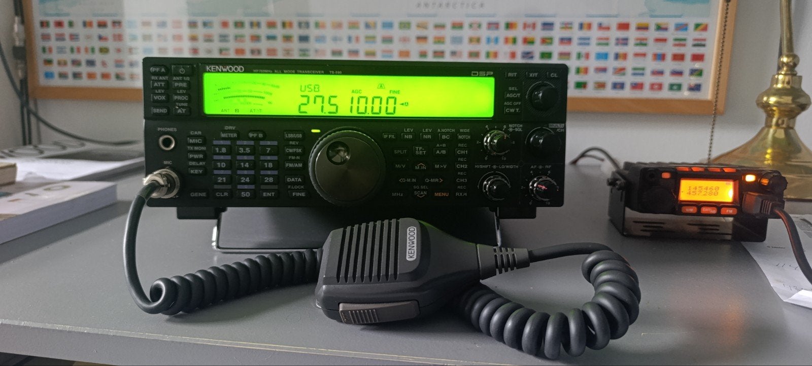 Kenwood TS-590S All-Mode Transceiver met Antenne Tuner, Telecommunicatie, Zenders en Ontvangers, Ophalen of Verzenden, Zo goed als nieuw
