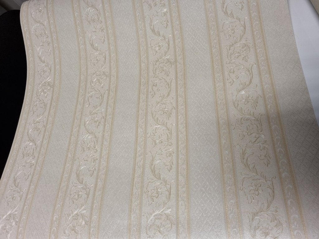 Eijffinger behang room/goud. Barok motief voorradig., Ophalen of Verzenden, 75 m² of meer, Beige