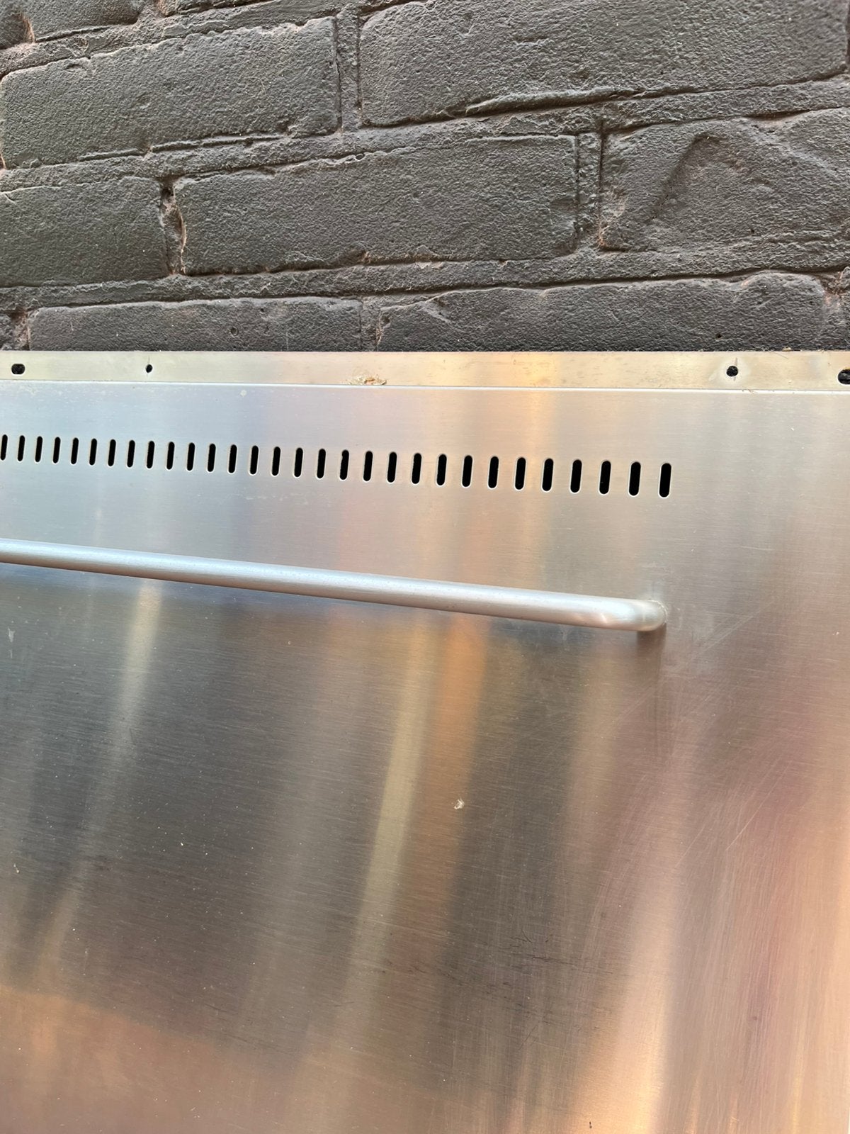Boretti spatscherm 90 cm RVS, Ophalen, Gebruikt, Vrijstaand