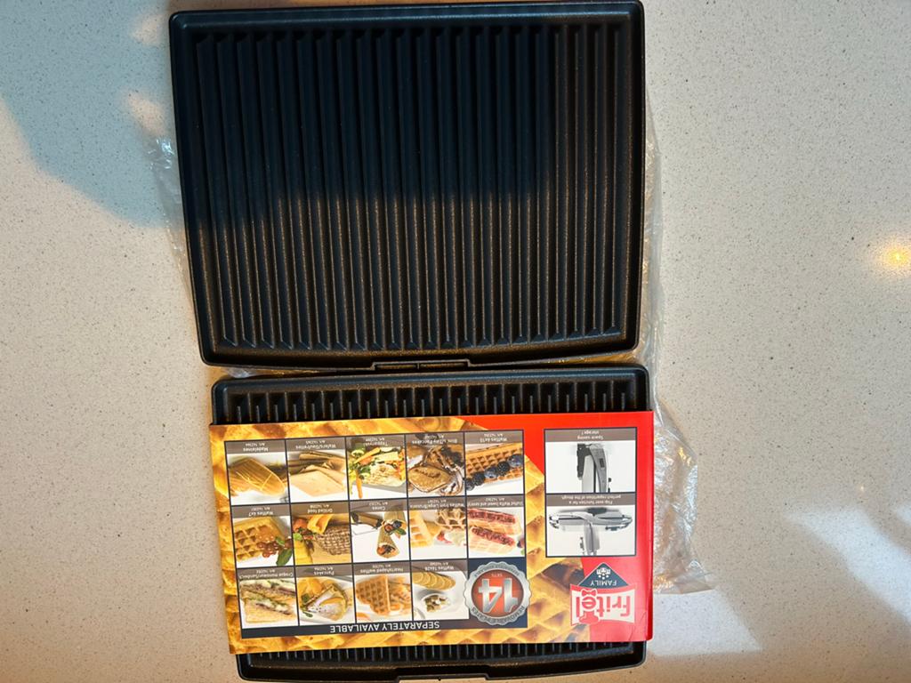 Fritel Grillplaten voor Wafelijzer/Grill - Nieuw, Witgoed en Apparatuur, Contactgrills, Ophalen of Verzenden, Uitneembare platen