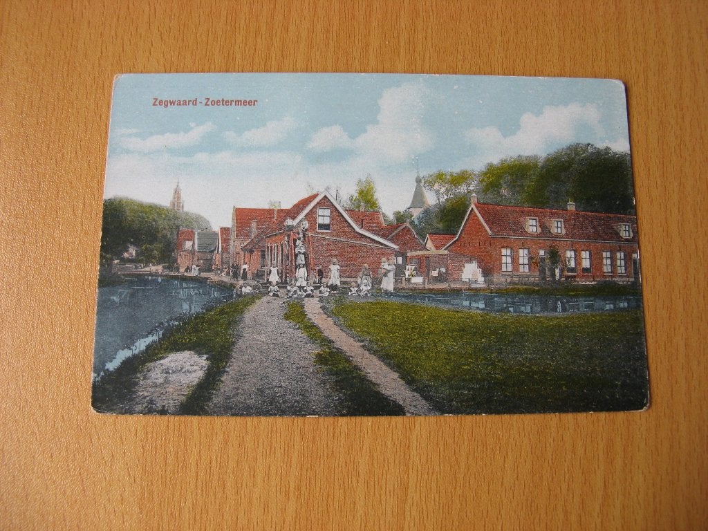 Zegwaart N.H.Kerk Uitgave G.P.Roos, Ophalen of Verzenden, Voor 1920, Ongelopen, Noord-Brabant