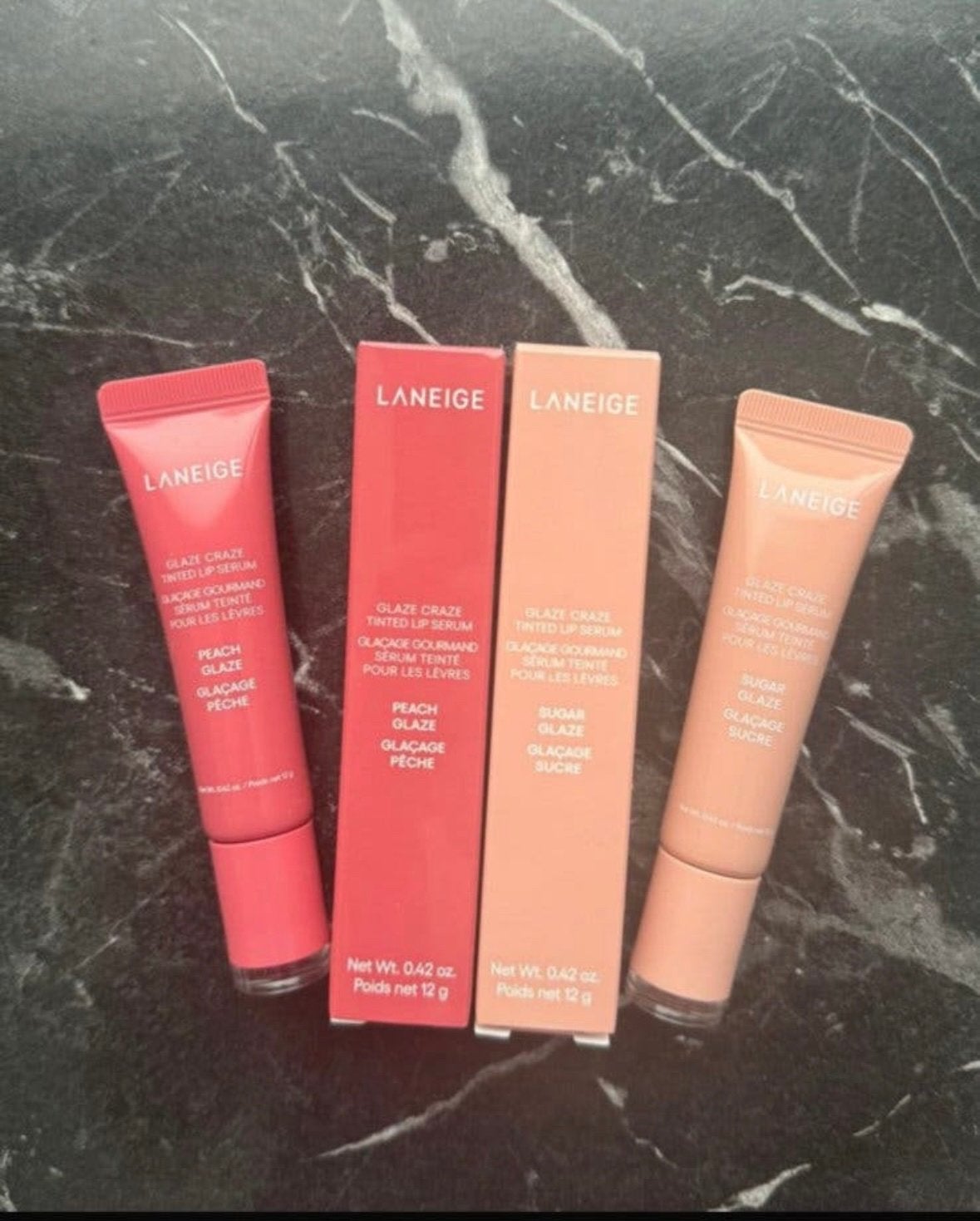 Laneige set 2 stuks NIEUW en ORIGINEEL, Ophalen of Verzenden, Zo goed als nieuw, Handen en Nagels