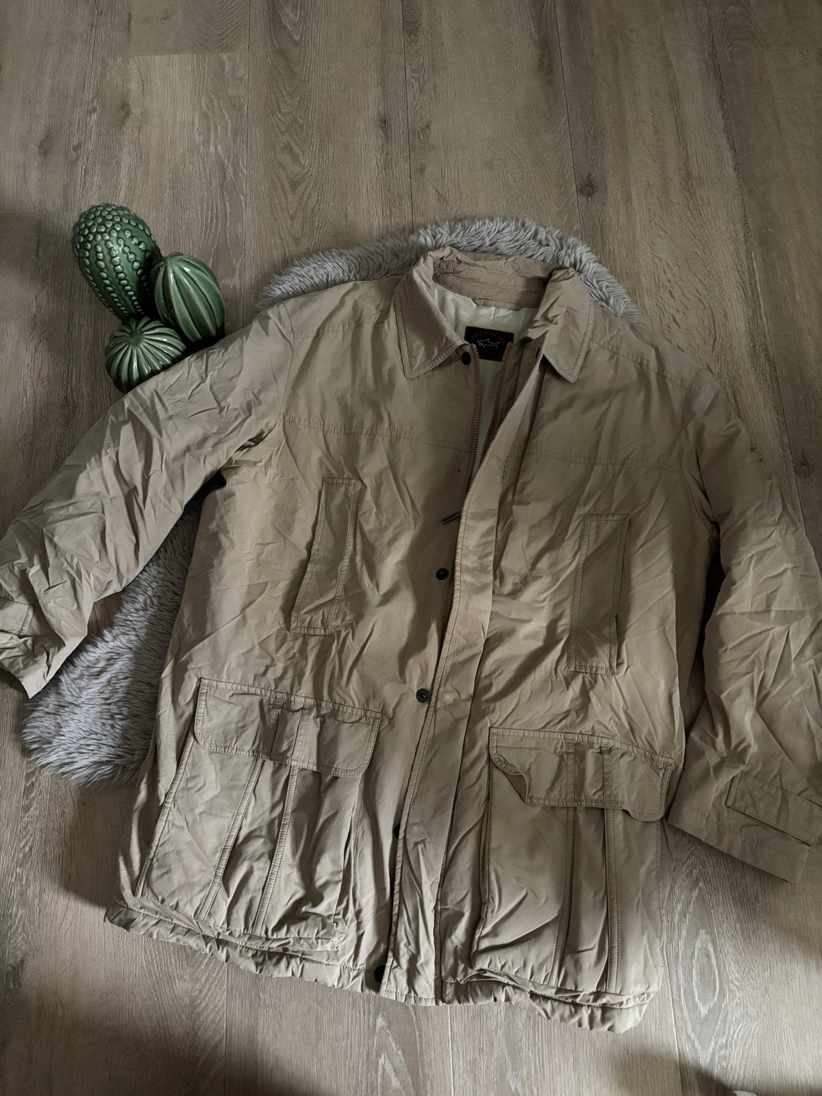 Paul & Shark Yachting jas, beige, maat L, Kleding | Heren, Ophalen of Verzenden, Zo goed als nieuw, Maat 52/54 (L), Beige