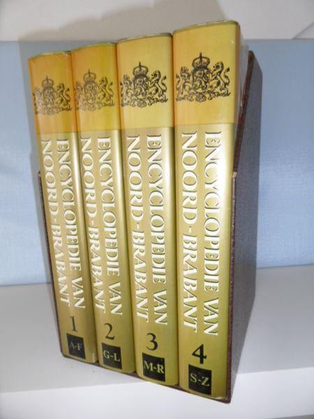 Encyclopedie van Noord-Brabant - 4 delen compleet, Boeken, Geschiedenis | Stad en Regio, Zo goed als nieuw, Ophalen of Verzenden