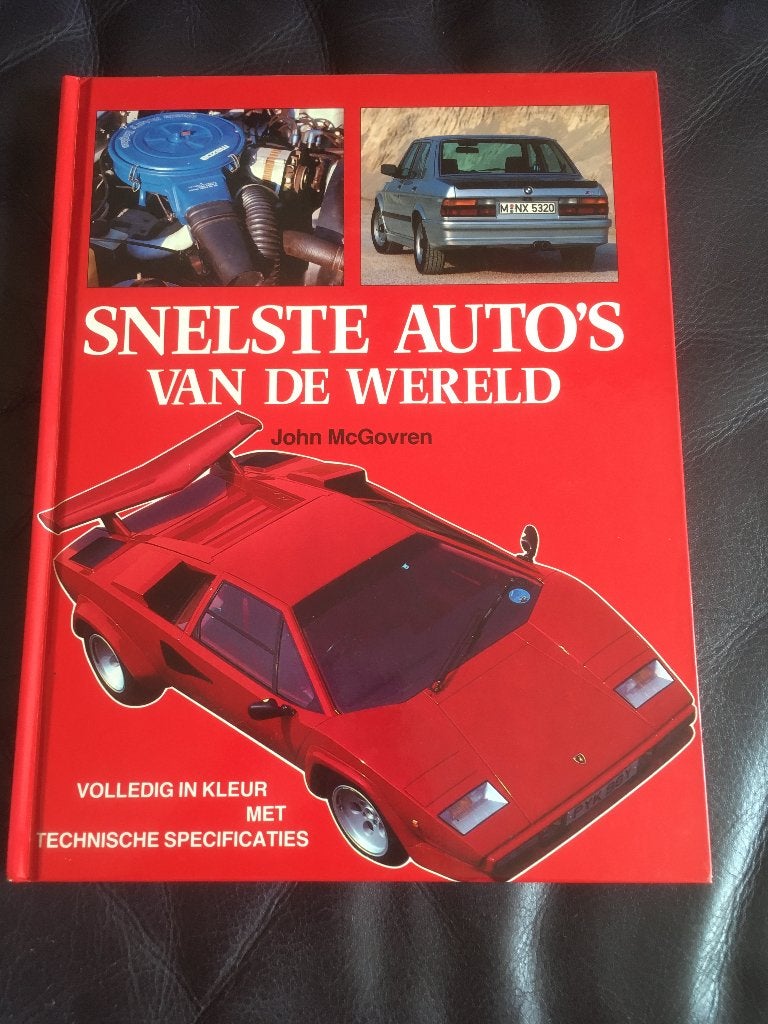 Snelste auto,s van de wereld, John Mcgovren, Nieuw, Ophalen of Verzenden, Overige merken