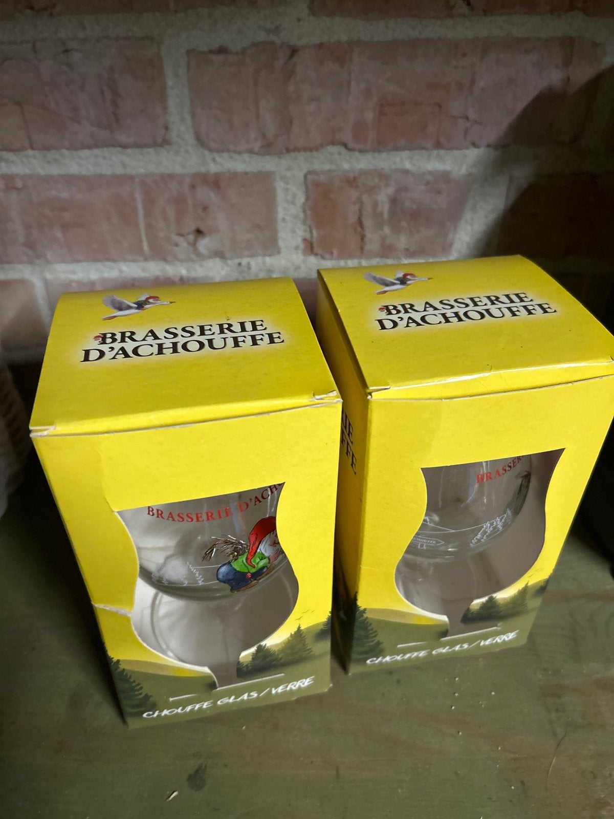 2x Brasserie D'Achouffe Chouffe Glas, Verzamelen, Ophalen, Nieuw