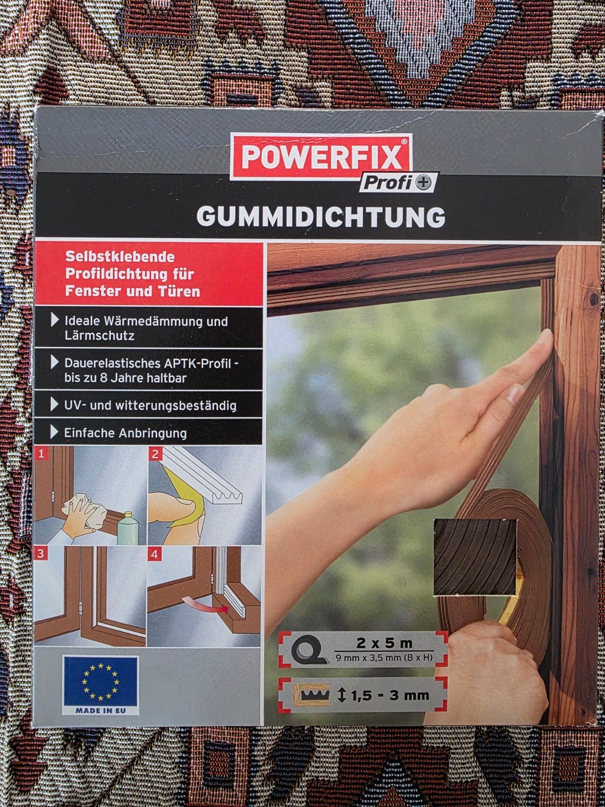 Powerfix Gummidichting Bruin - Nieuw Pak, Minder dan 4 cm, Overige materialen, Nieuw, Ophalen of Verzenden