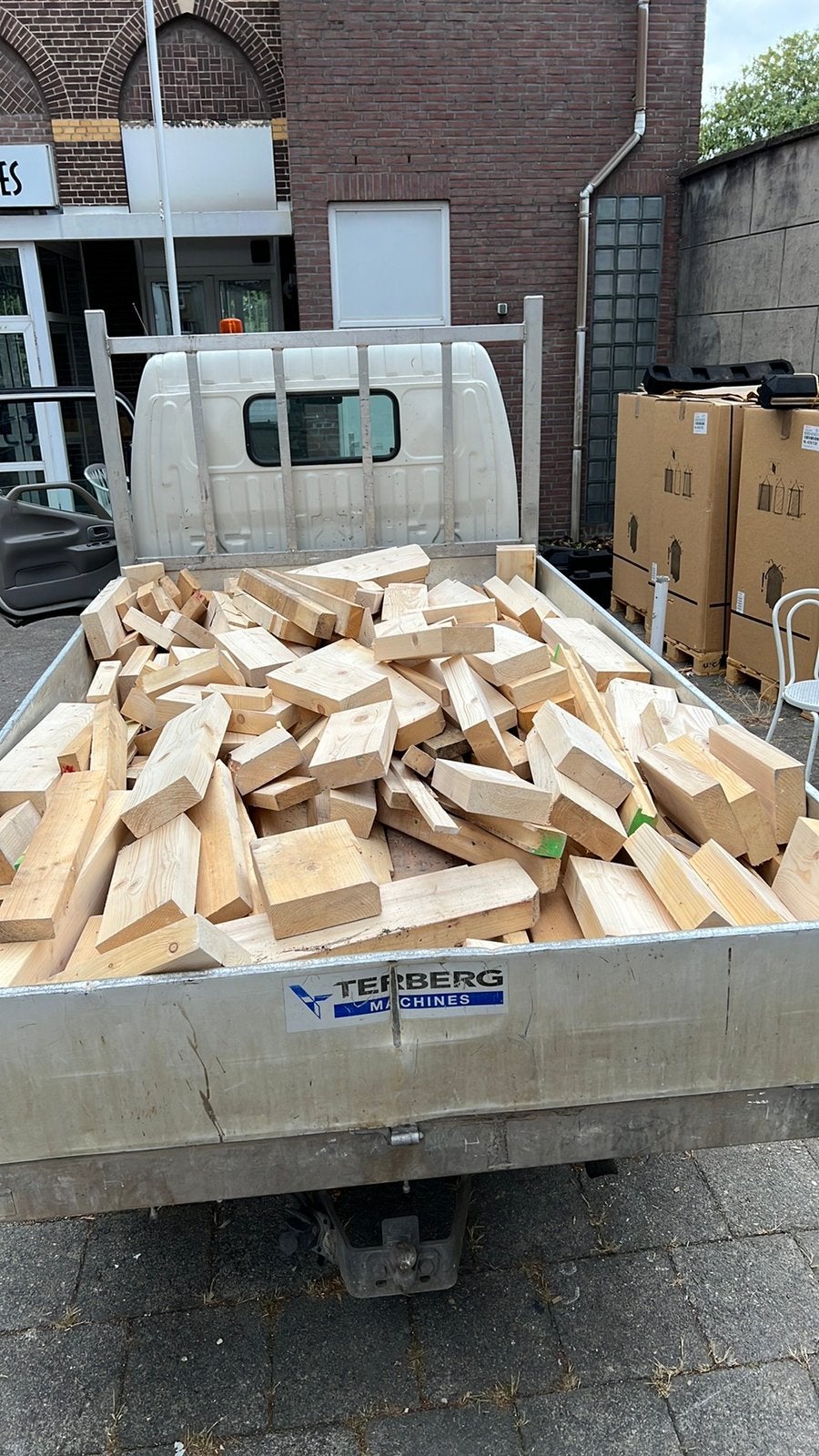 3 kuub hout, Tuin en Terras, Haardhout, Minder dan 3 m³, Ophalen