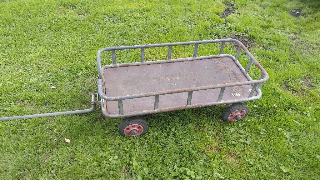 Vintage metalen bolderkar, Ophalen of Verzenden