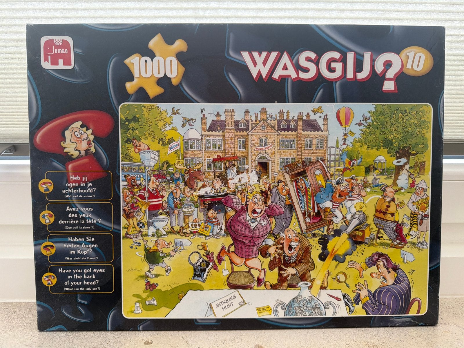 Wasgij? 10 Jumbo Puzzel 1000 stukjes - Antiek Jacht, Ophalen of Verzenden, 500 t/m 1500 stukjes, Zo goed als nieuw, Legpuzzel