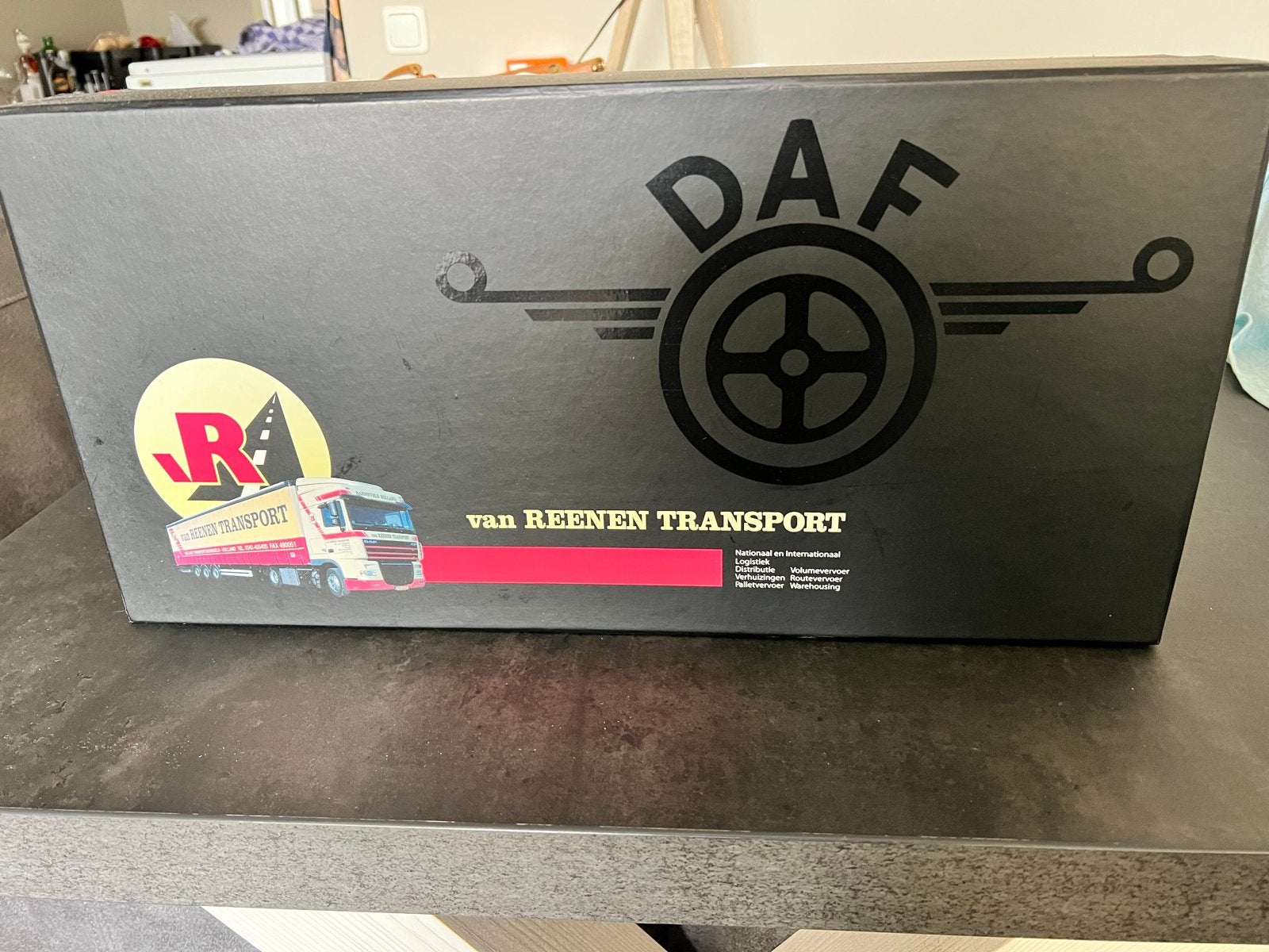 DAF van Reenen Transport modelauto set, 1:50 of kleiner, Nieuw, Truck, Ophalen