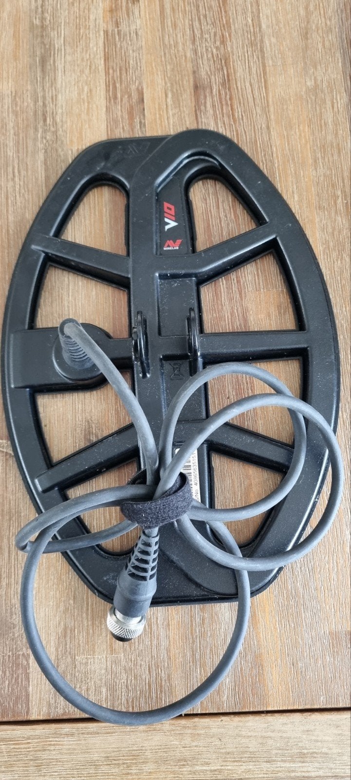 Minelab Vanquish v10 zoekschijf, Gebruikt, Meer dan 30 cm, Ophalen of Verzenden, Minelab
