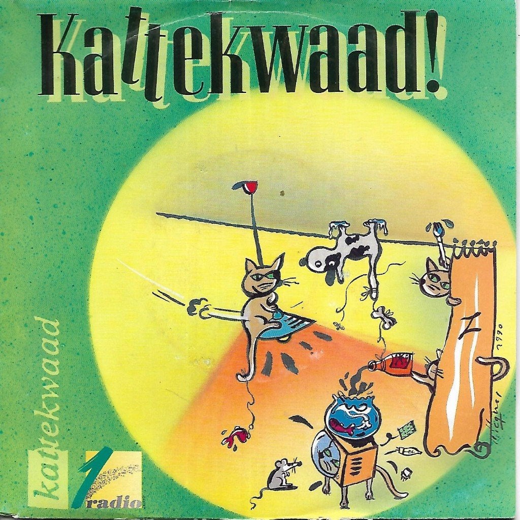 Herrie - Kattekwaad, Ophalen of Verzenden, Gebruikt, 7 inch, Nederlandstalig