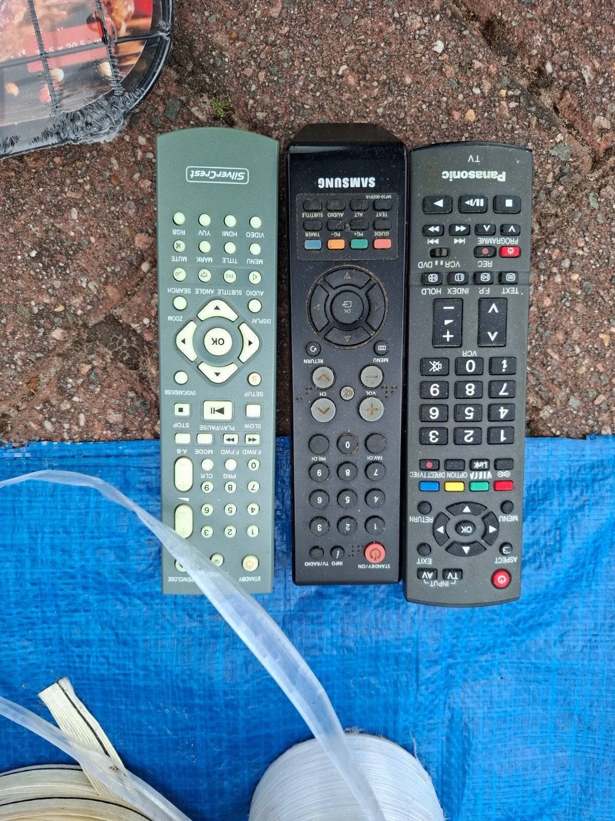 Afstandsbedieningen: SilverCrest, Samsung, Panasonic, Ophalen of Verzenden, Gebruikt, Origineel, Tv
