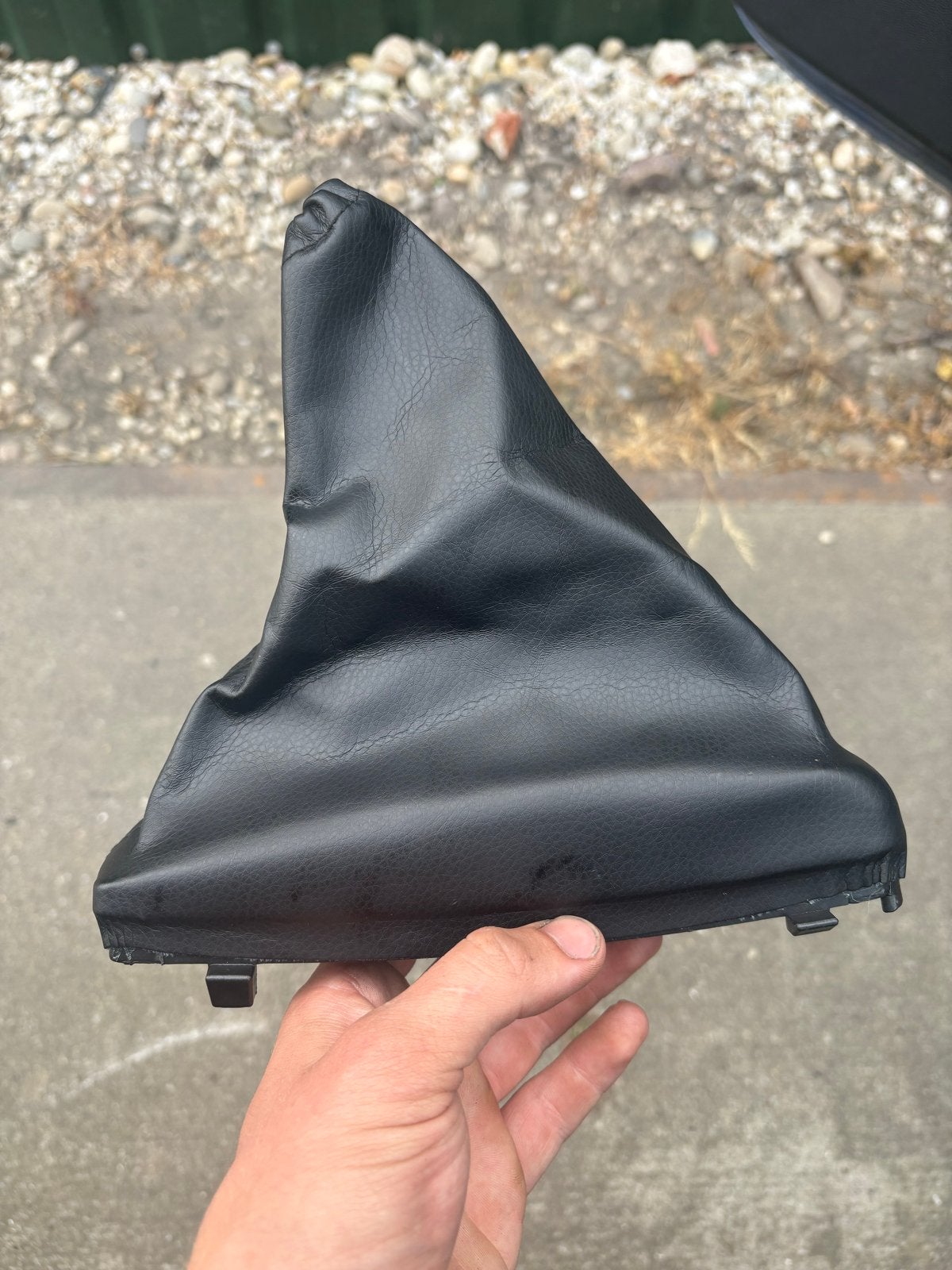 Nieuwe pookhoes voor auto - Zwart leer, Ophalen of Verzenden, Nieuw, Universele onderdelen