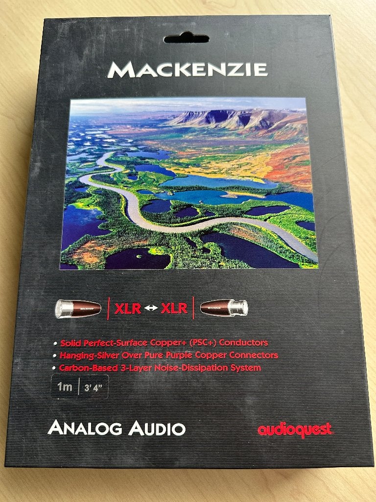 AudioQuest Mackenzie 1m XLR *nieuw*, Audio, Tv en Foto, Ophalen of Verzenden, Nieuw, Minder dan 2 meter, Interlink-kabel