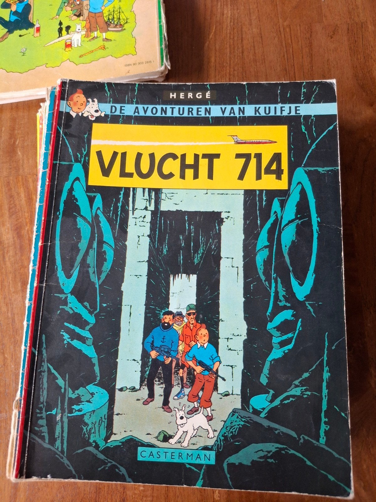 Kuifje - Vlucht 714 (Hergé, Casterman), Eén stripboek, Ophalen of Verzenden, Gelezen, Hergé