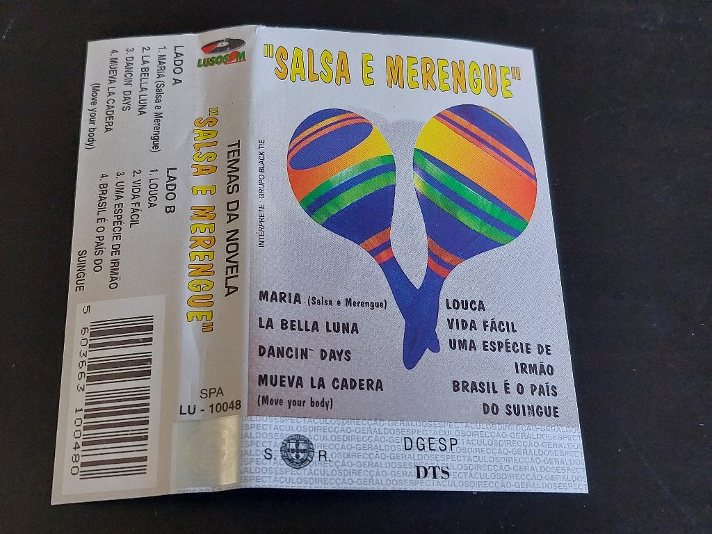 TEMAS DA NOVELA - SALSA E MERENGUE (MC), Latin en Salsa, 1 bandje, Ophalen of Verzenden, Zo goed als nieuw