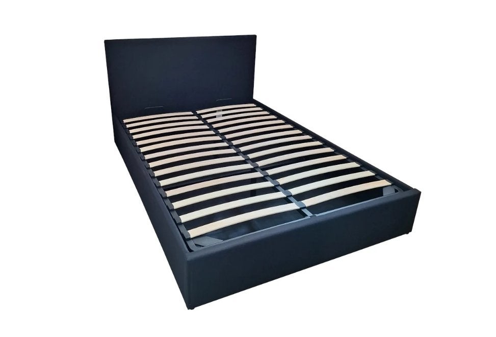Qina opbergbed 2-persoons - Zwart, Huis en Inrichting, Niet ingevuld, Niet ingevuld, Niet ingevuld