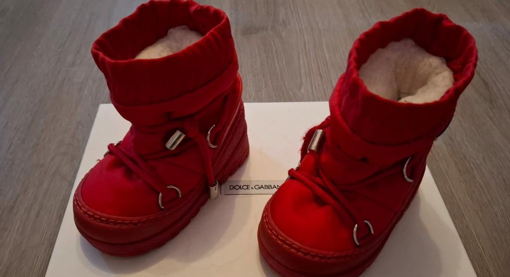 Dolce & Gabbana snowboots, maat 21, Kinderen en Baby's, Ophalen, Gebruikt, Meisje, Dolce & Gabbana