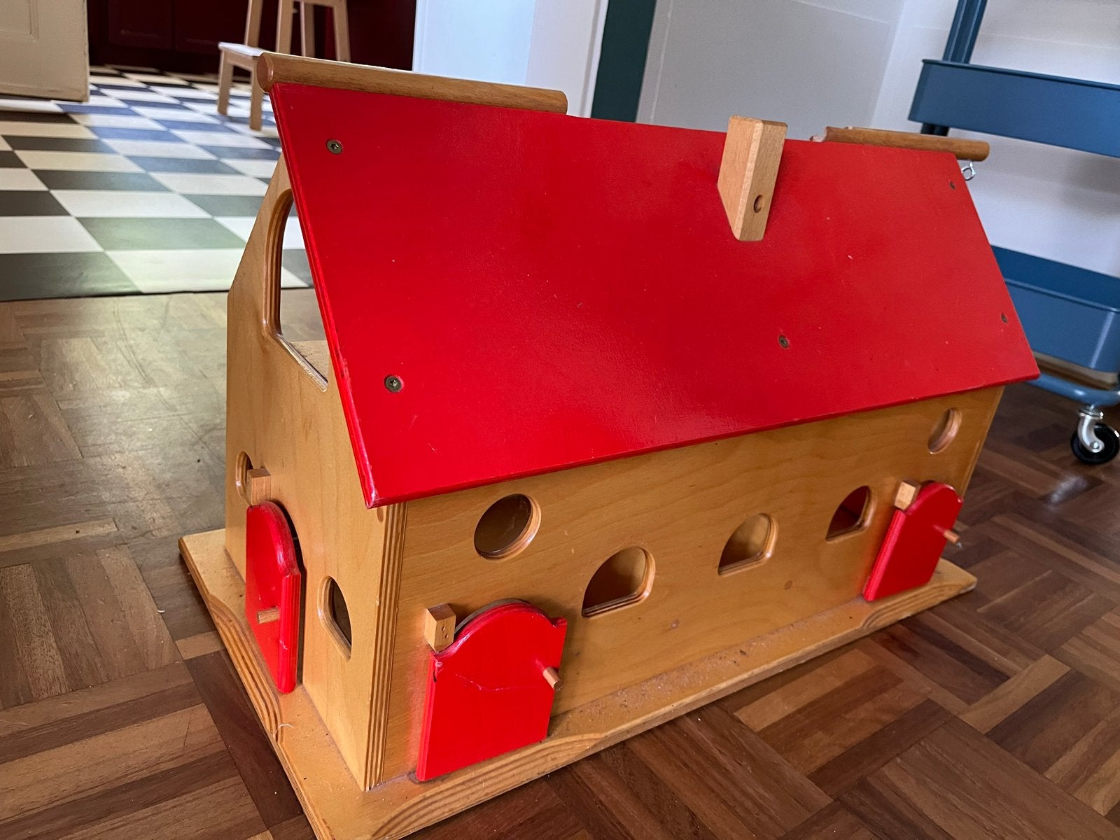 Boerderij - Van Dijk Houten Toys, Ophalen of Verzenden, Gebruikt, Overige typen