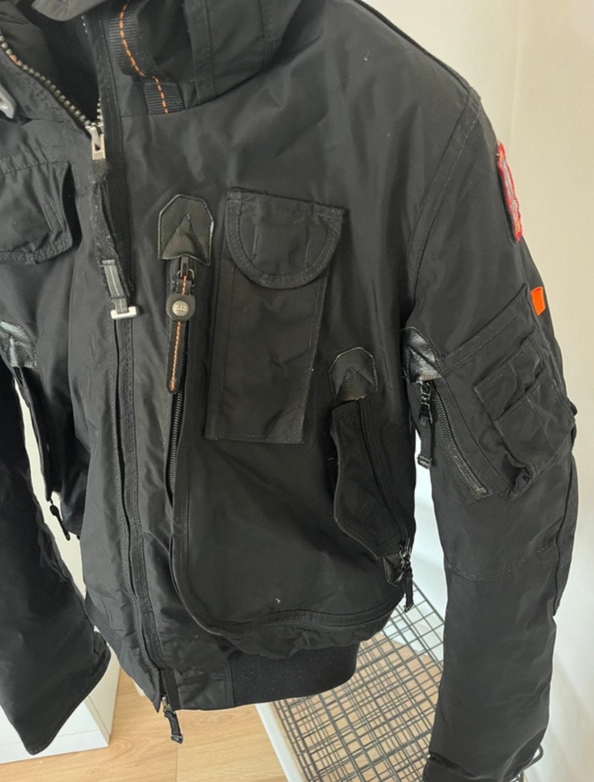 Parajumpers Jas Zwart Maat S - Geen Bont, Ophalen, Gedragen, Maat 36 (S), Zwart