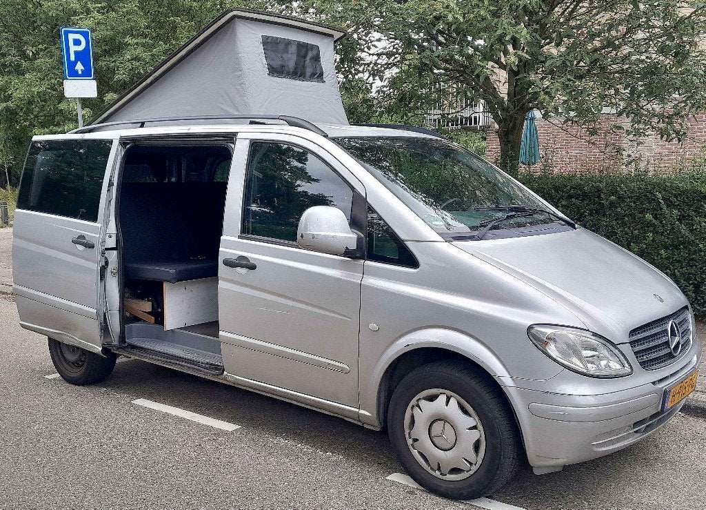 Mercedes Vito Camper 2  personen, Caravans en Kamperen, Automaat, Buscamper of Camperbus, Tot en met 2, Mercedes-Benz